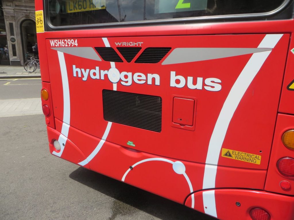 a hydrogen bus