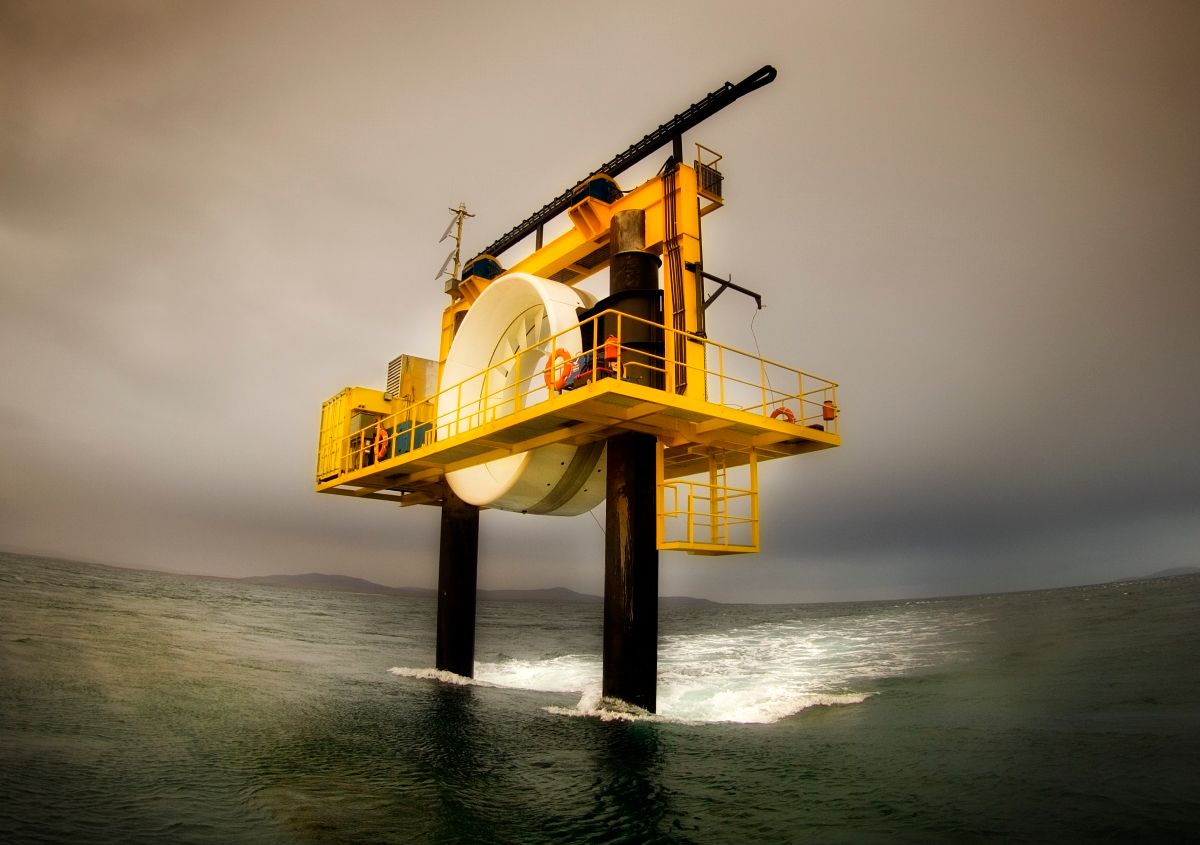 Tidal energy machine