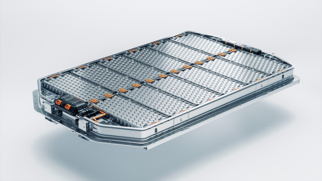 A current Lithium-ion EV battery.